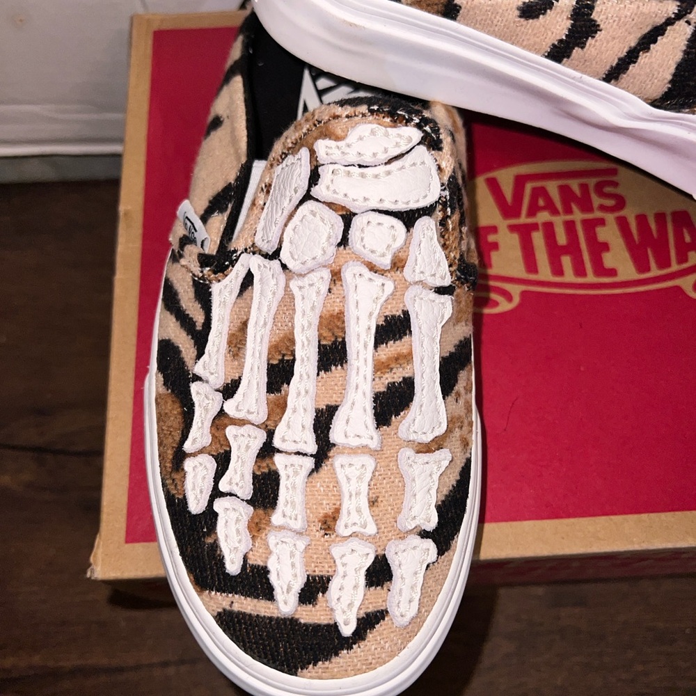 Vans Classic Slip On sz 4.0 Men 5.5 Woman - Picture 3 of 12